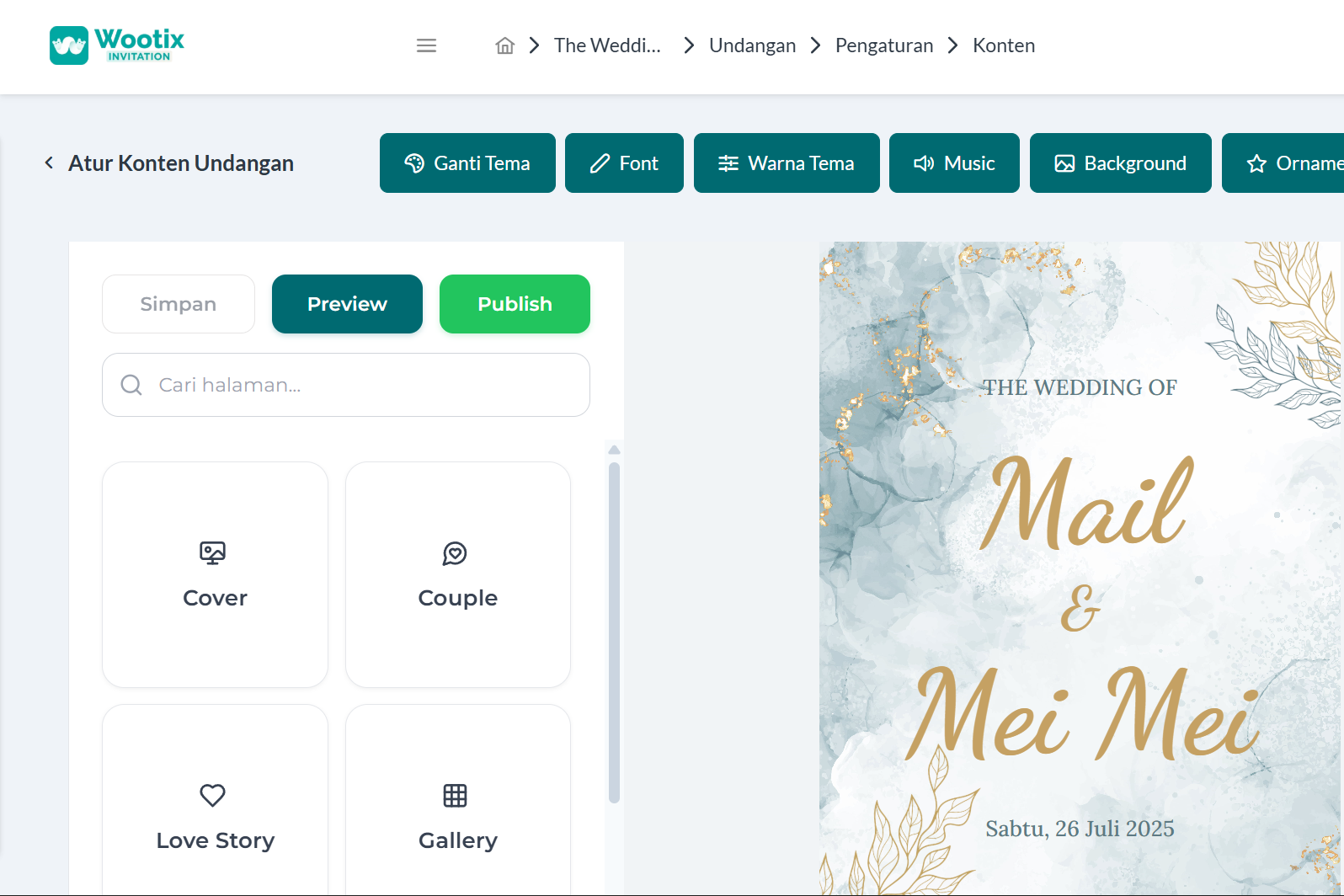 Editor Mockup